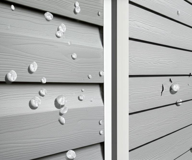 Featured image for Fiber Cement Beats Vinyl for Hail Impact Resistance