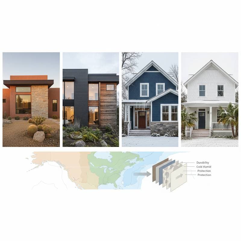Featured image for Climate Zones Dictate Which Siding Materials Last