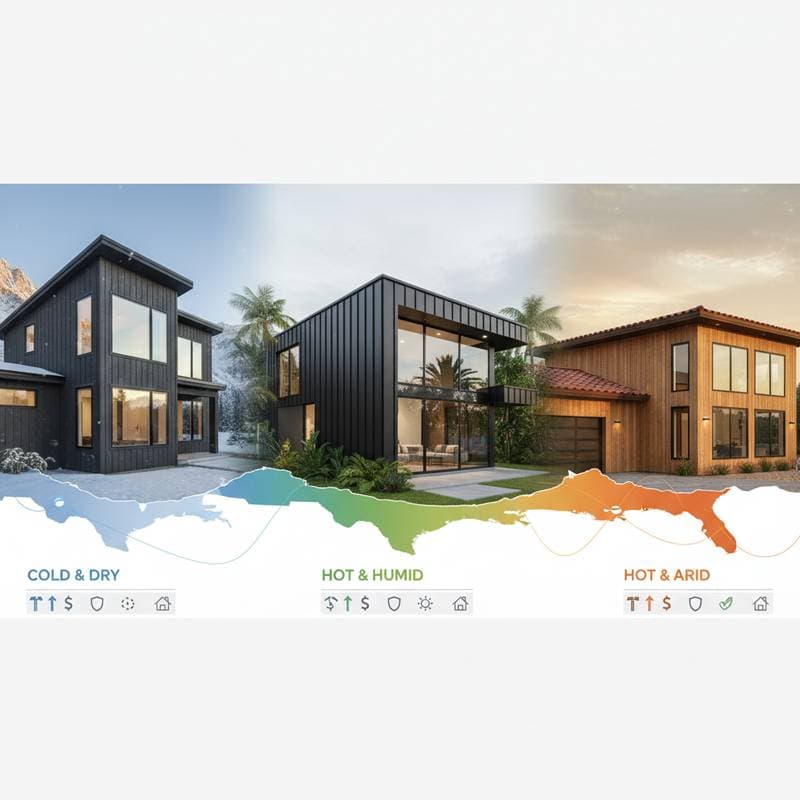 Featured image for Best Siding Materials by Climate Zone in 2025