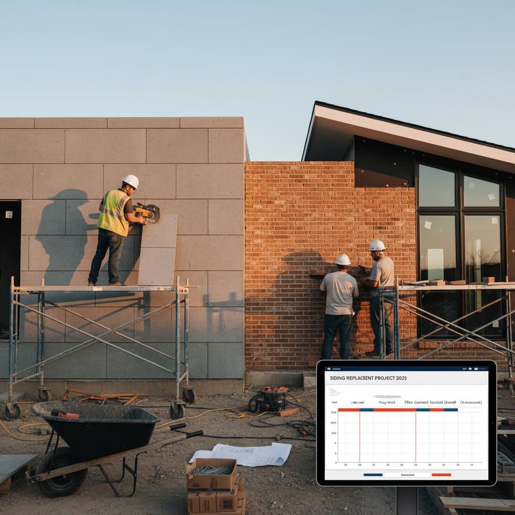 Image for Masonry and Fiber Cement Add Weeks to Siding Jobs