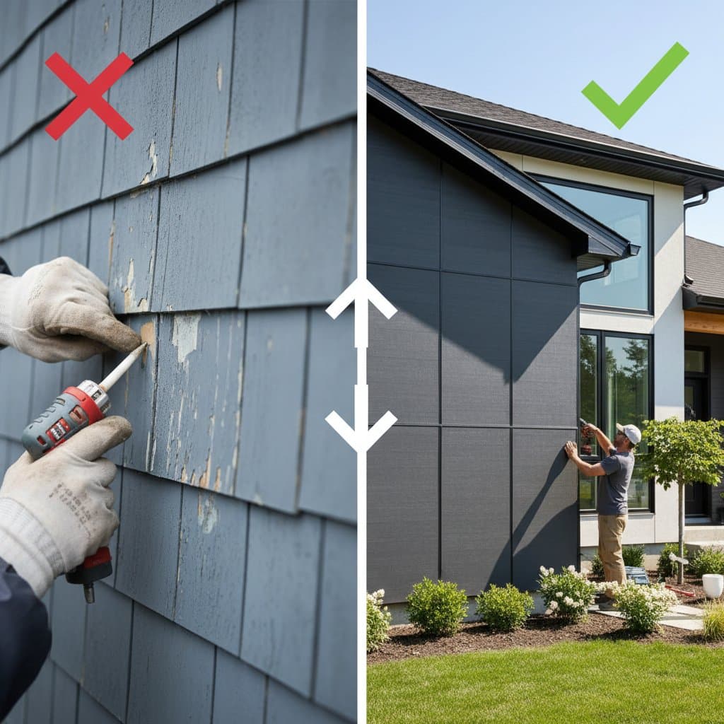 Image for When Siding Repair Costs More Than Replacement