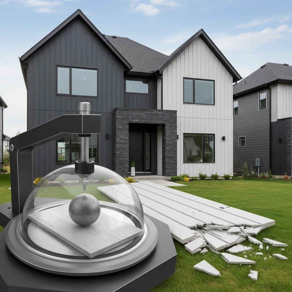 Featured image for Fiber Cement Resists Hail Damage Vinyl Can't Handle