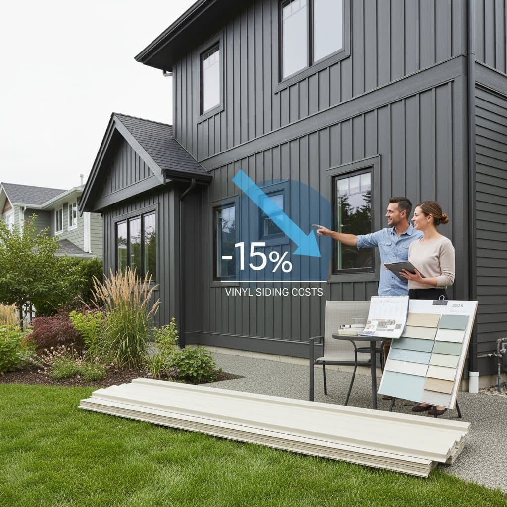 Featured image for Vinyl Siding Costs Fall 15% After Tariff Changes