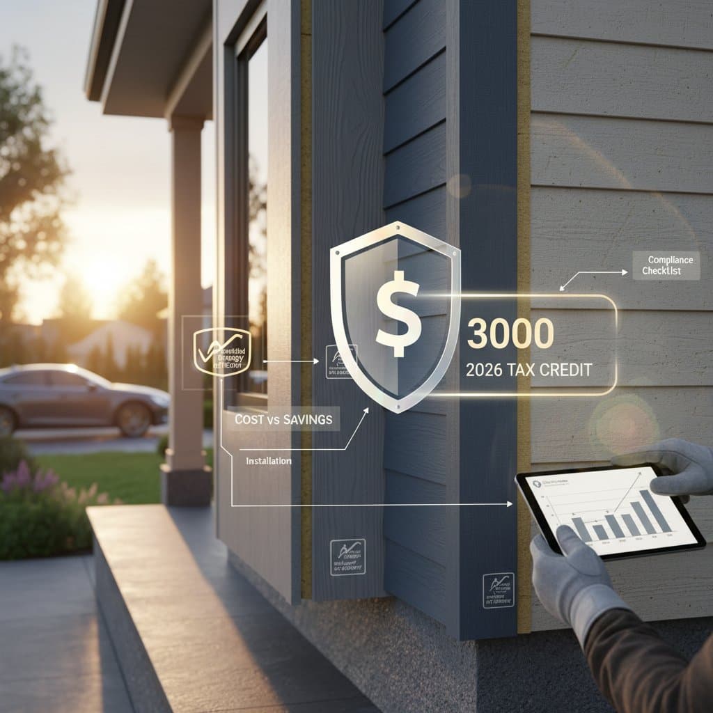 Featured image for Siding Materials That Unlock $3K in 2026 Tax Credits