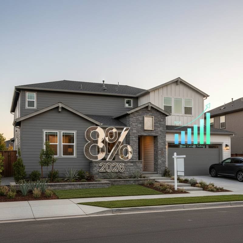 Featured image for Fiber Cement Siding Returns 88% at Resale in 2026