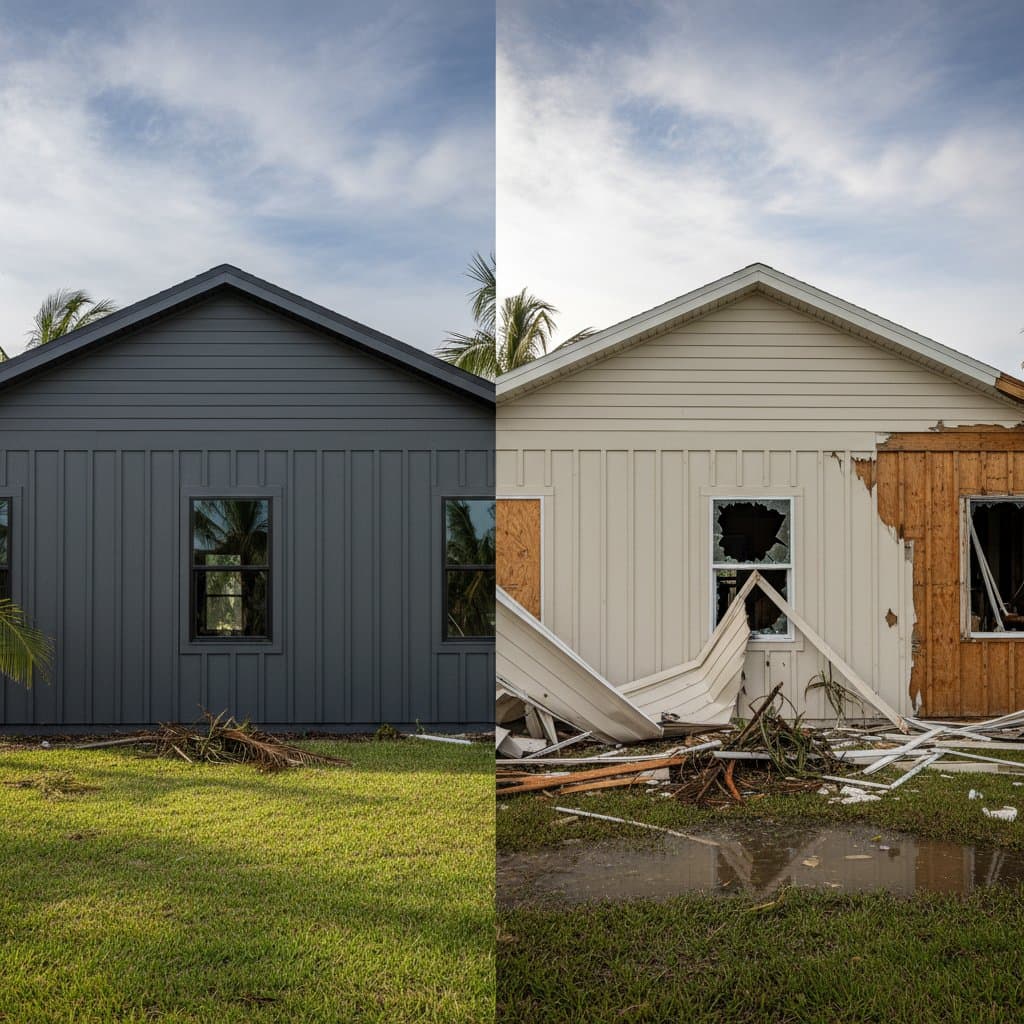 Image for Fiber Cement Costs Double But Survives Hurricane Impact