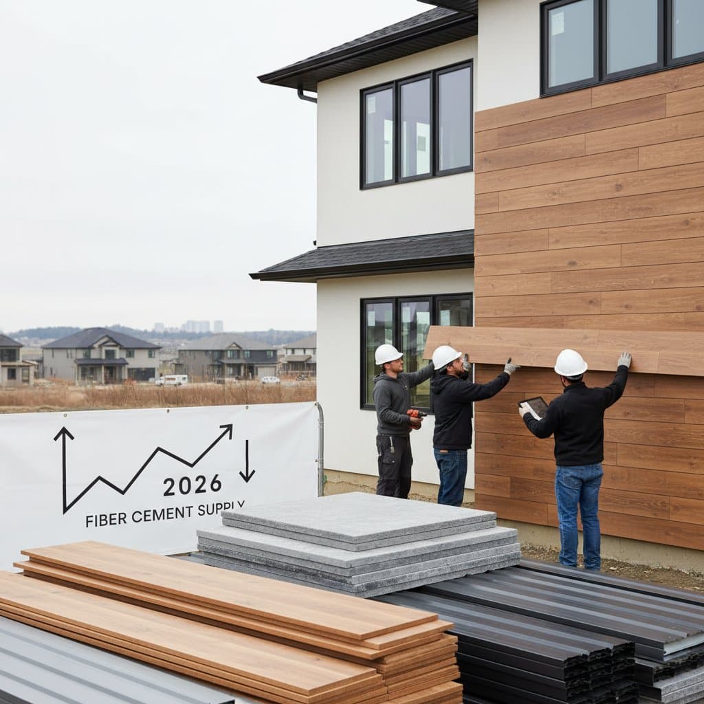 Featured image for Fiber Cement Shortage Pushes Builders to New Materials