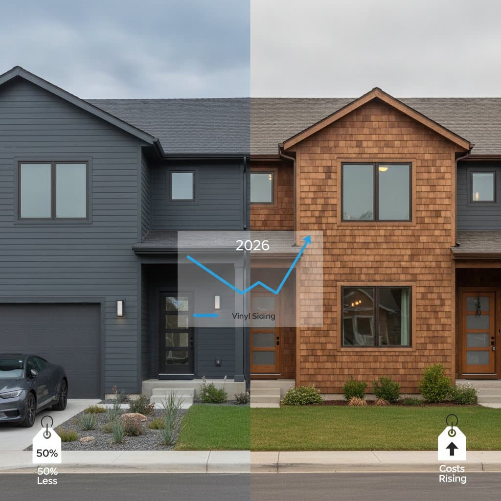 Image for Vinyl Siding Now 50% Cheaper Than Wood in 2026