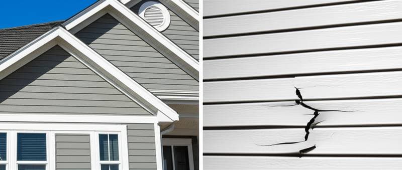 Featured image for Why Fiber Cement Survives Hail When Vinyl Fails