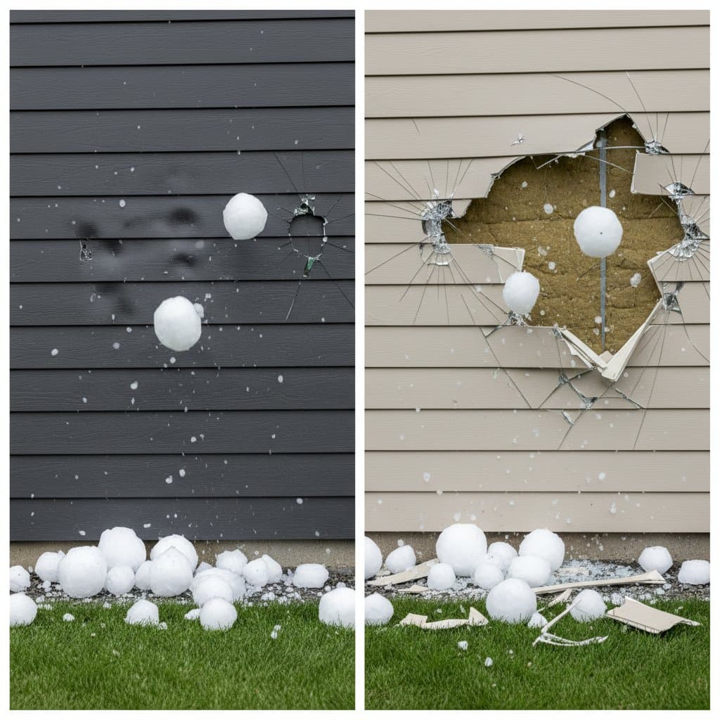 Featured image for Fiber Cement vs Vinyl: Which Survives Hail Better