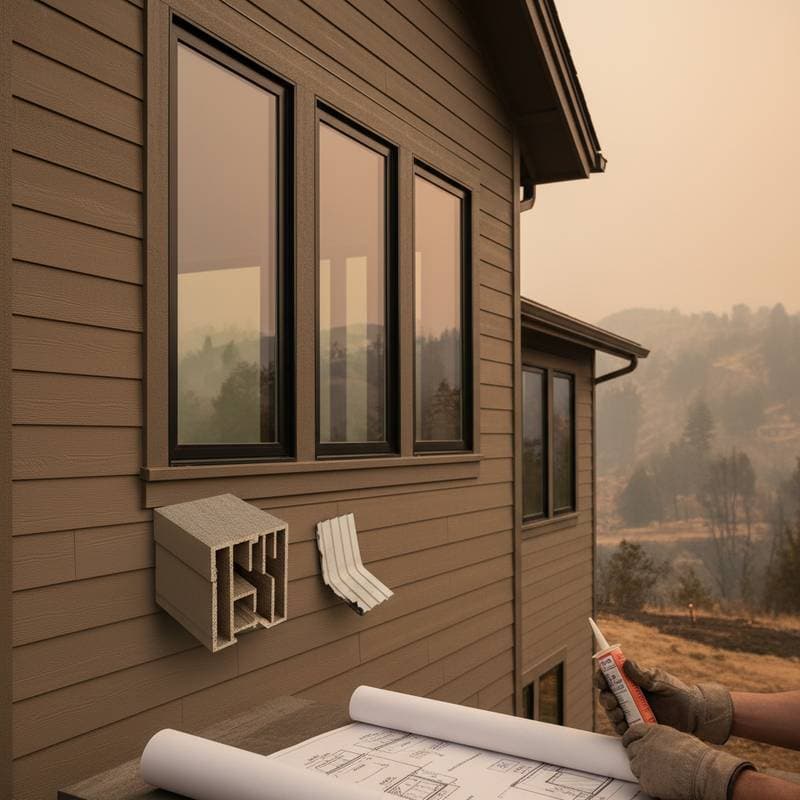 Featured image for Fiber Cement Beats Vinyl in Wildfire Zones