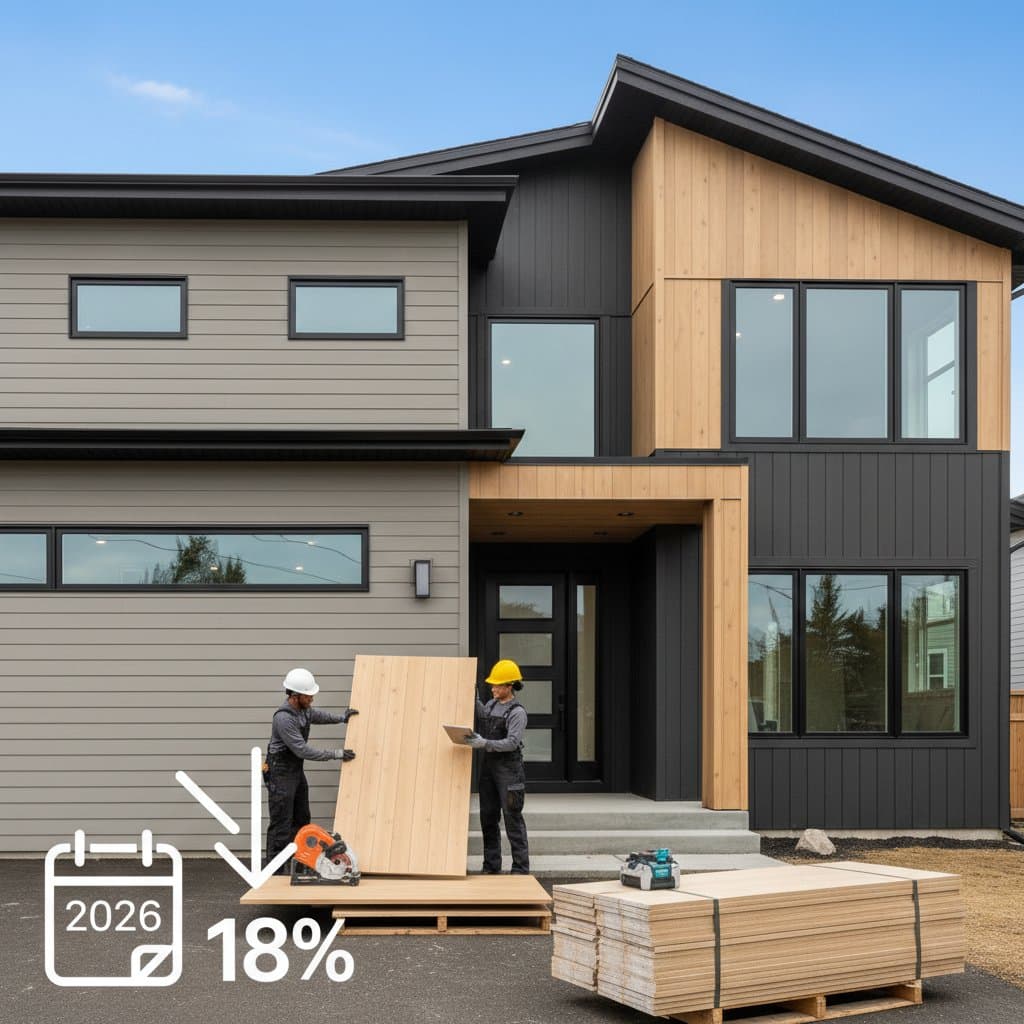 Featured image for Fiber Cement Siding Drops 18% in 2026: What Changed