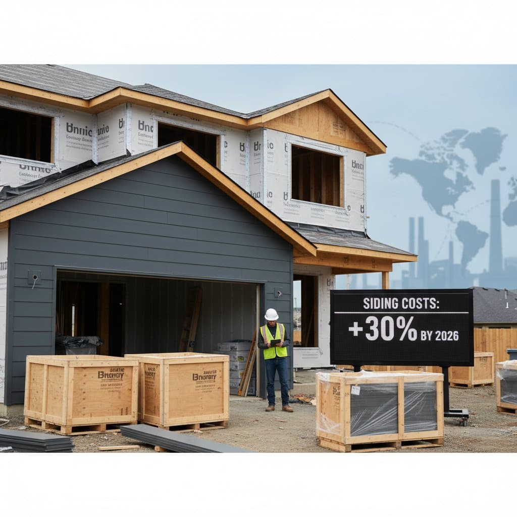 Featured image for 2026 Siding Shortages: Brace for 30% Price Hikes
