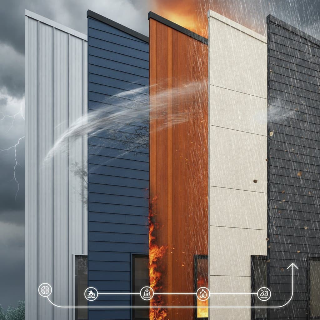 Featured image for Material Comparison for Extreme Weather Siding