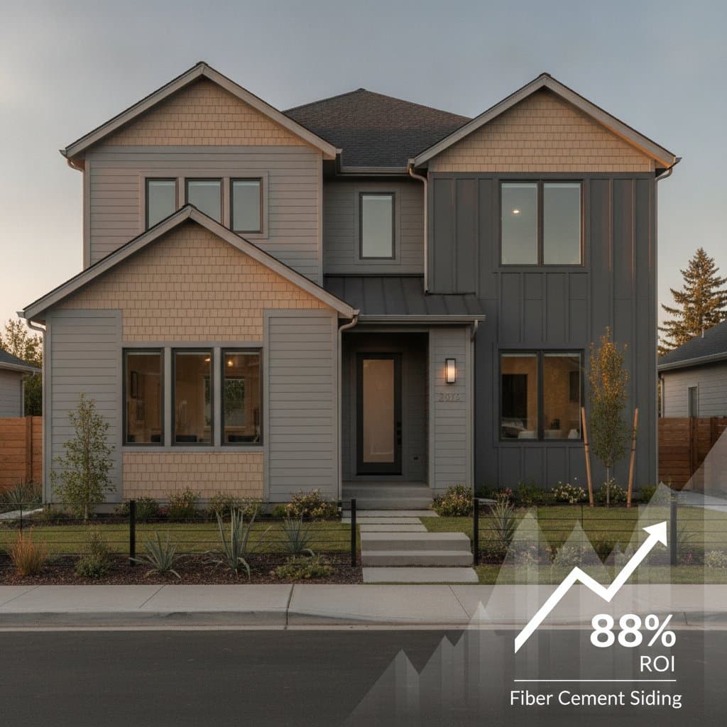 Featured image for Fiber Cement Siding: When 88% ROI Makes Sense