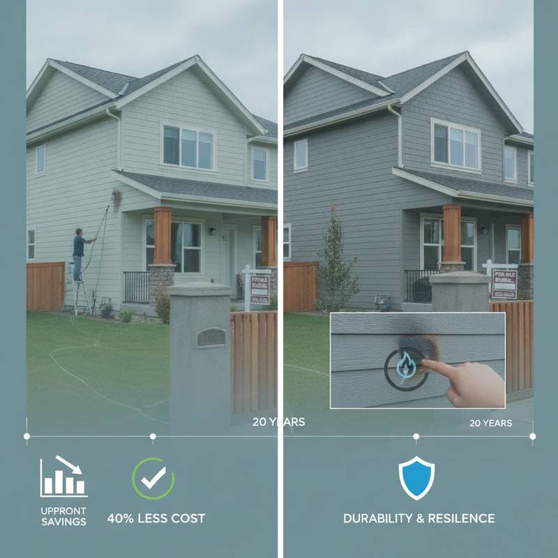 Featured image for True 20-Year Costs: Vinyl vs Fiber Cement Siding